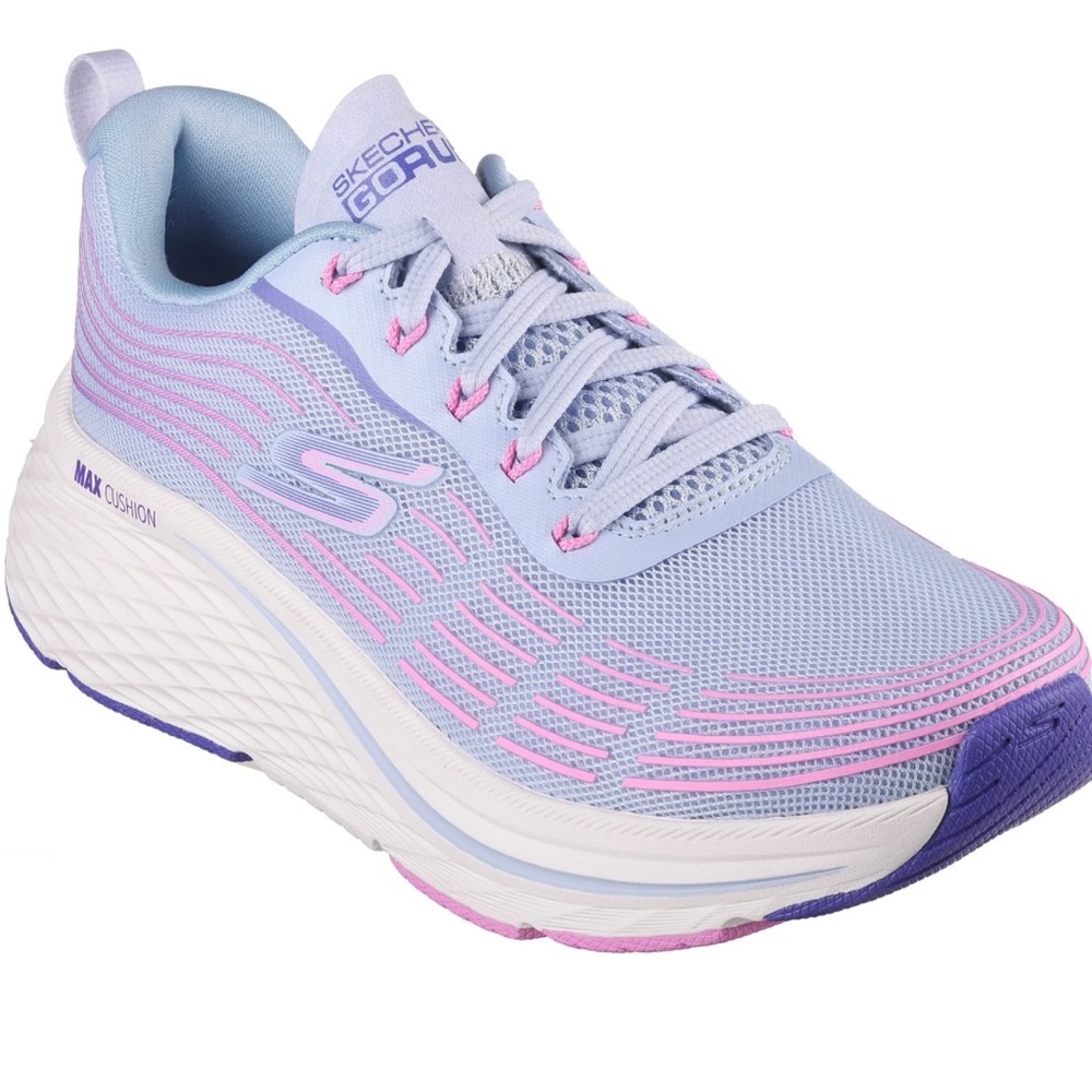 Skechers Women's Blue and Pink Athletic Shoes
